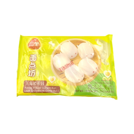 三全玉兔奶黄包375g